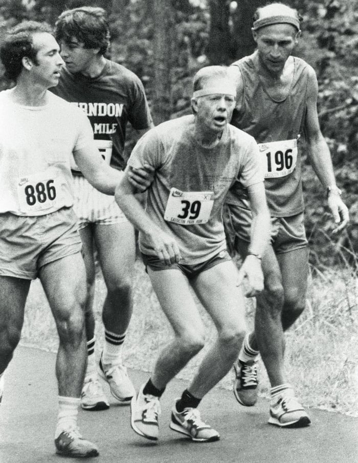 Carter’s collapse during a 10K led one expert to posit that running was worse than heroin.undefined
